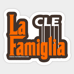 La Famiglia Cleveland Browns Sticker